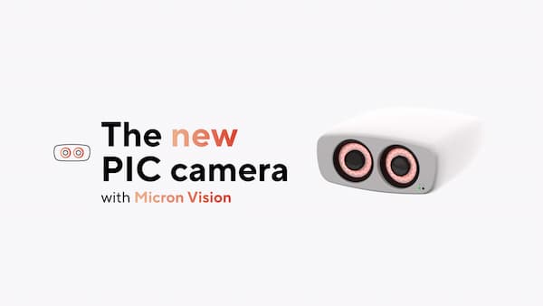 New PIC camera with Micron Vision - logo + picture